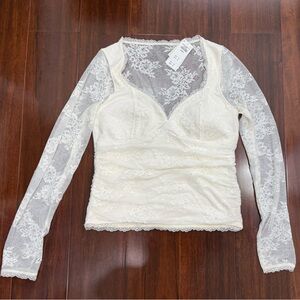 Abercrombie & Fitch Lace Long Sleeve